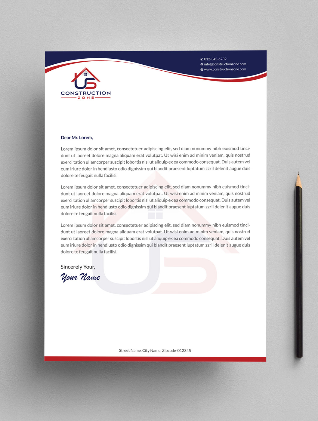 Design En-Tête par Infinitive Technology pour US Construction Zone, Inc.  | Design #20045955