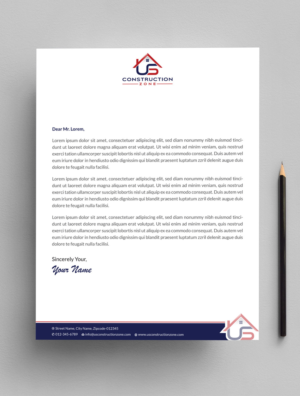 Letterhead Design by Infinitive Technology for US Construction Zone, Inc.  | Design: #20045961