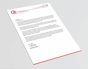Letterhead Design by Infinitive Technology for US Construction Zone, Inc.  | Design: #20046486