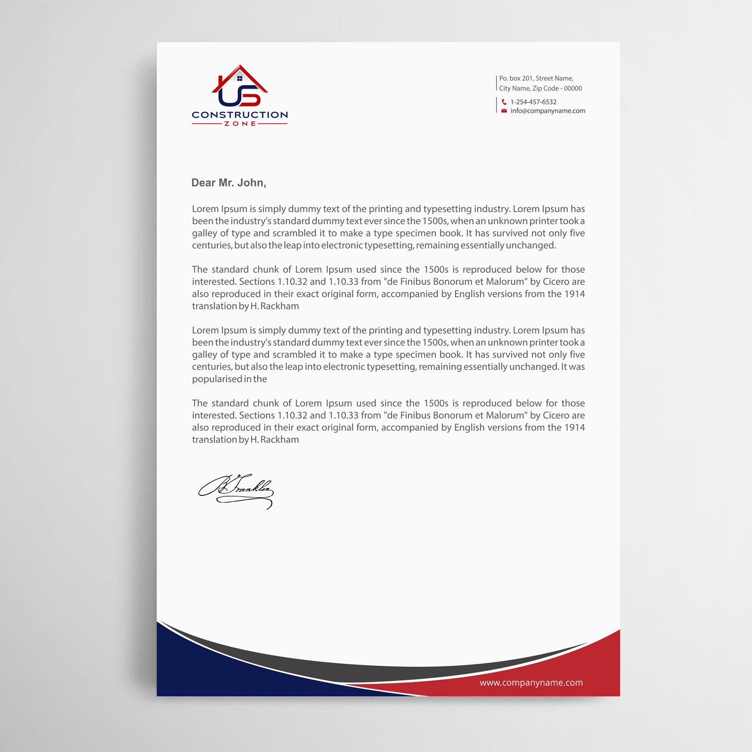 Design En-Tête par Infinitive Technology pour US Construction Zone, Inc.  | Design #20079273