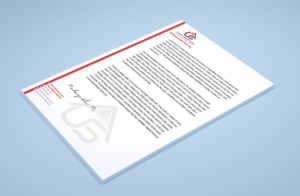 Letterhead Design by Petter Goms for US Construction Zone, Inc.  | Design: #20044953