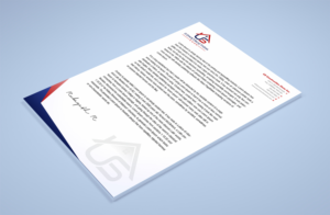 Letterhead Design by Petter Goms for US Construction Zone, Inc.  | Design: #20045347