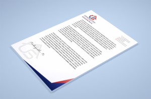 Letterhead Design by Petter Goms for US Construction Zone, Inc.  | Design: #20047759