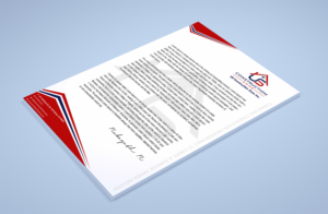 Letterhead Design by Petter Goms for US Construction Zone, Inc.  | Design: #20053096