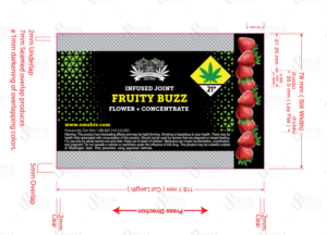 Design Package: front & Back candy Bag | Etikett-Design von SofiaDesignStudio