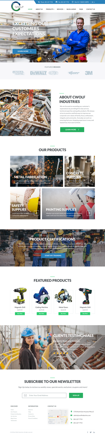 Web Design by Sadek for this project | Design #20048755