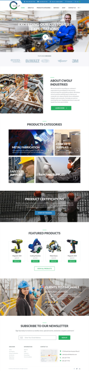 Web Design by Sadek for this project | Design: #20052982
