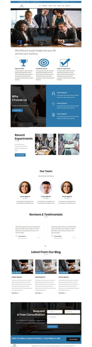 Web Design par madD pour Sales Science LLC. | Design : #20082689
