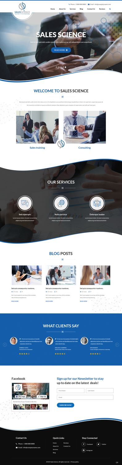 Diseño Web por pb para Sales Science LLC. | Diseño #20083445