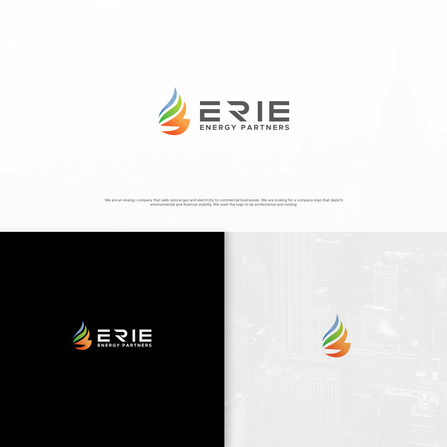 Logo Design by Zazyzu for Erie Energy Partners LLC | Design #20221834