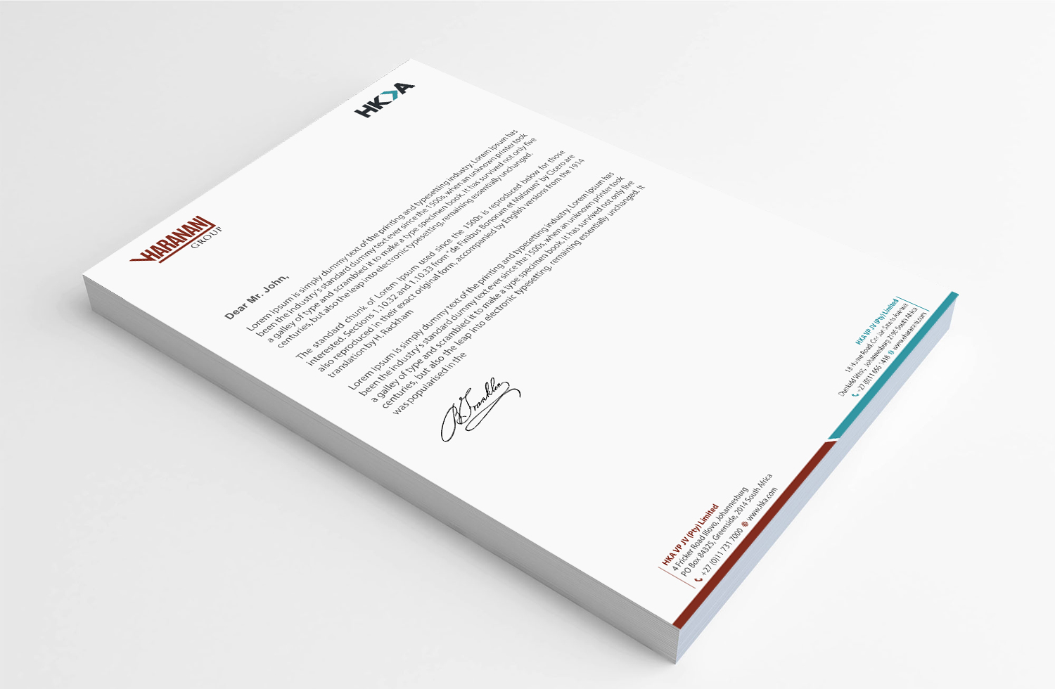 Letterhead Design by Infinitive Technology for this project | Design #20059837