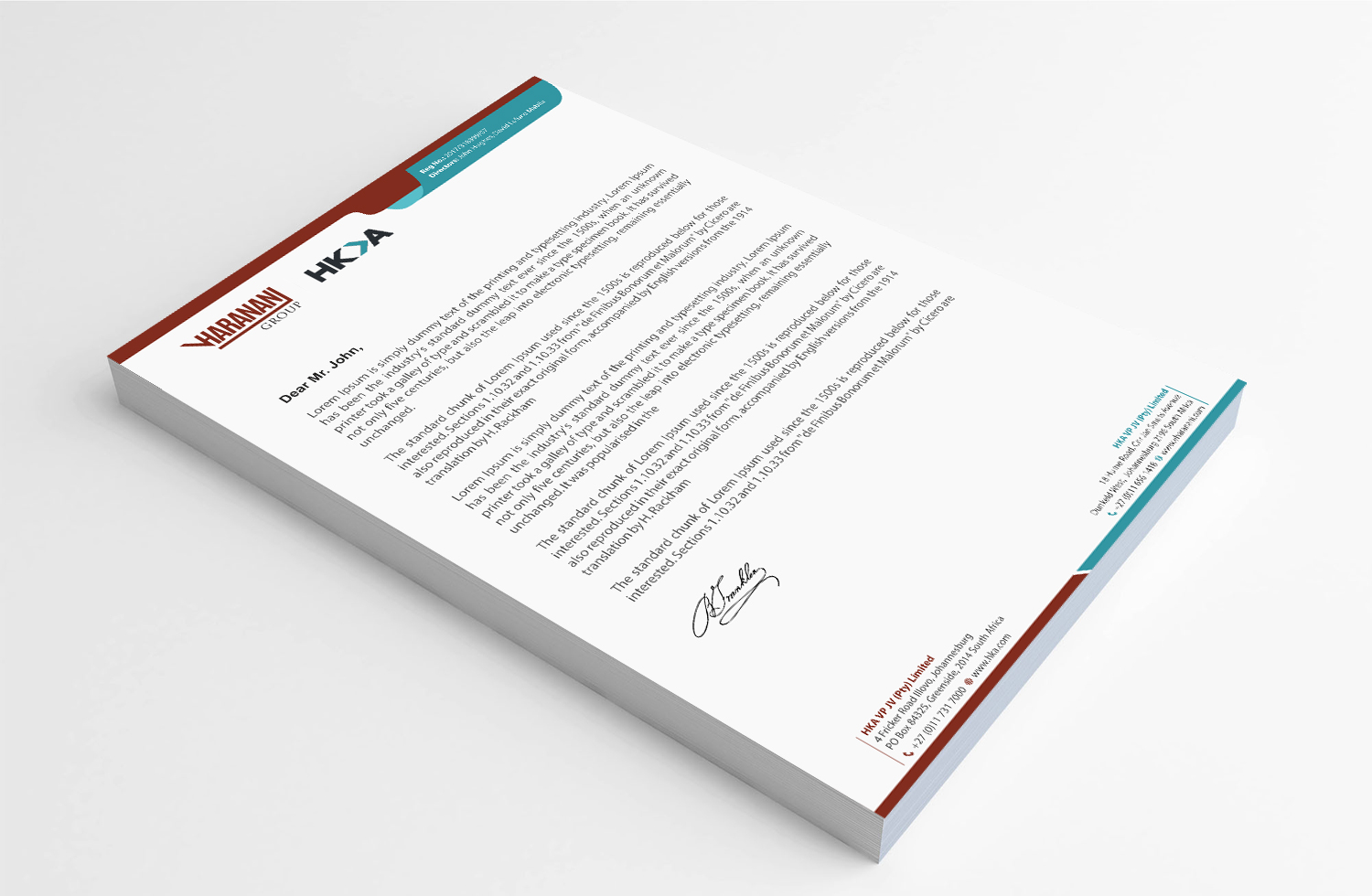 Letterhead Design by Infinitive Technology for this project | Design #20059947