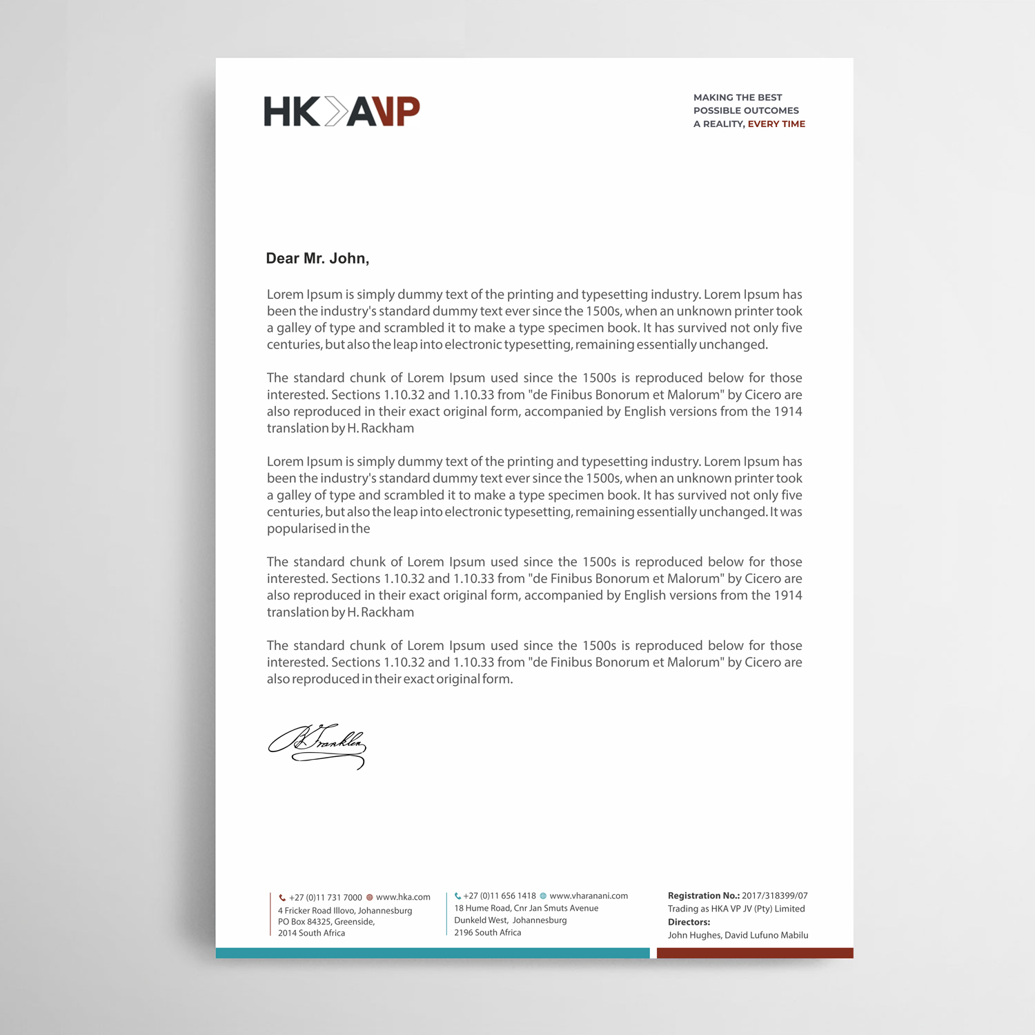 Letterhead Design by Infinitive Technology for this project | Design #20076224