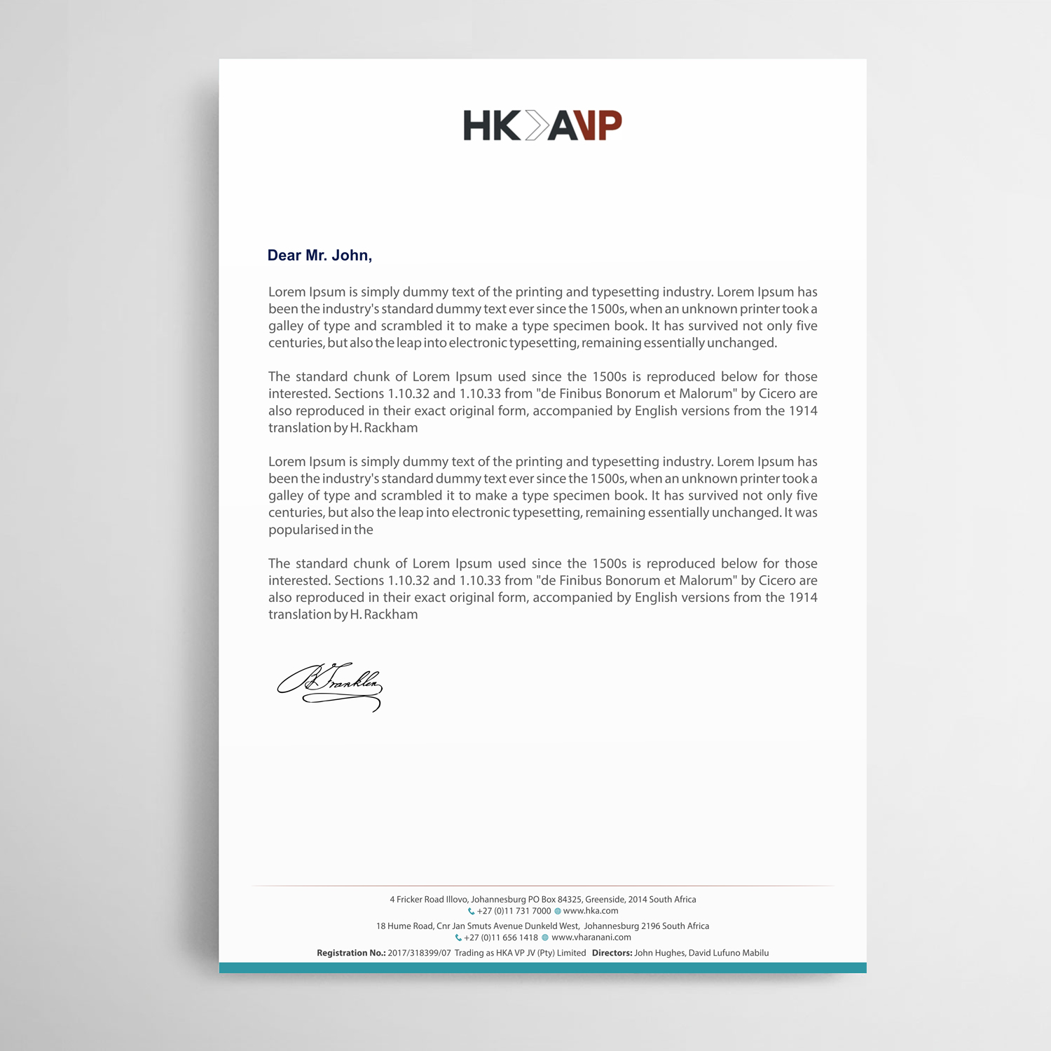 Letterhead Design by Infinitive Technology for this project | Design #20076226