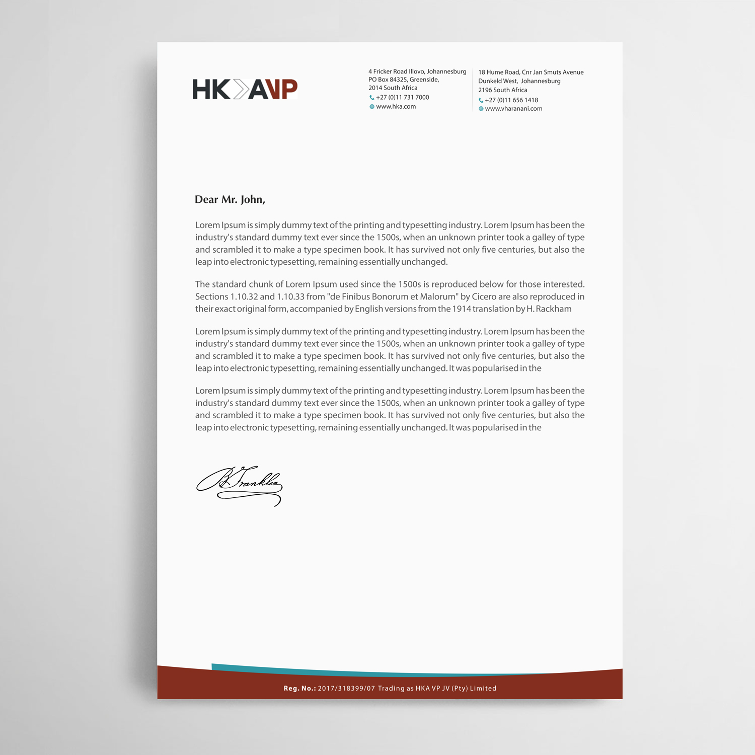 Letterhead Design by Infinitive Technology for this project | Design #20076849