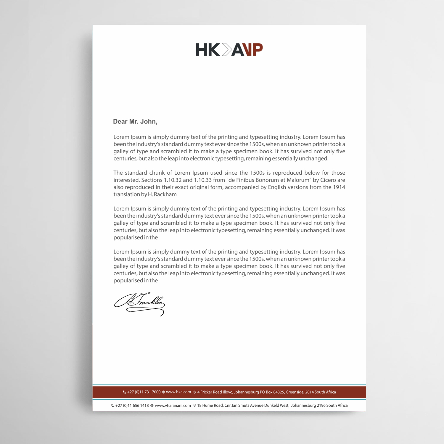 Letterhead Design by Infinitive Technology for this project | Design #20077745