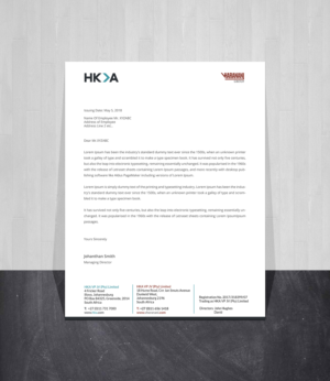 Letterhead Design by Creations Box 2015 for this project | Design #20072114