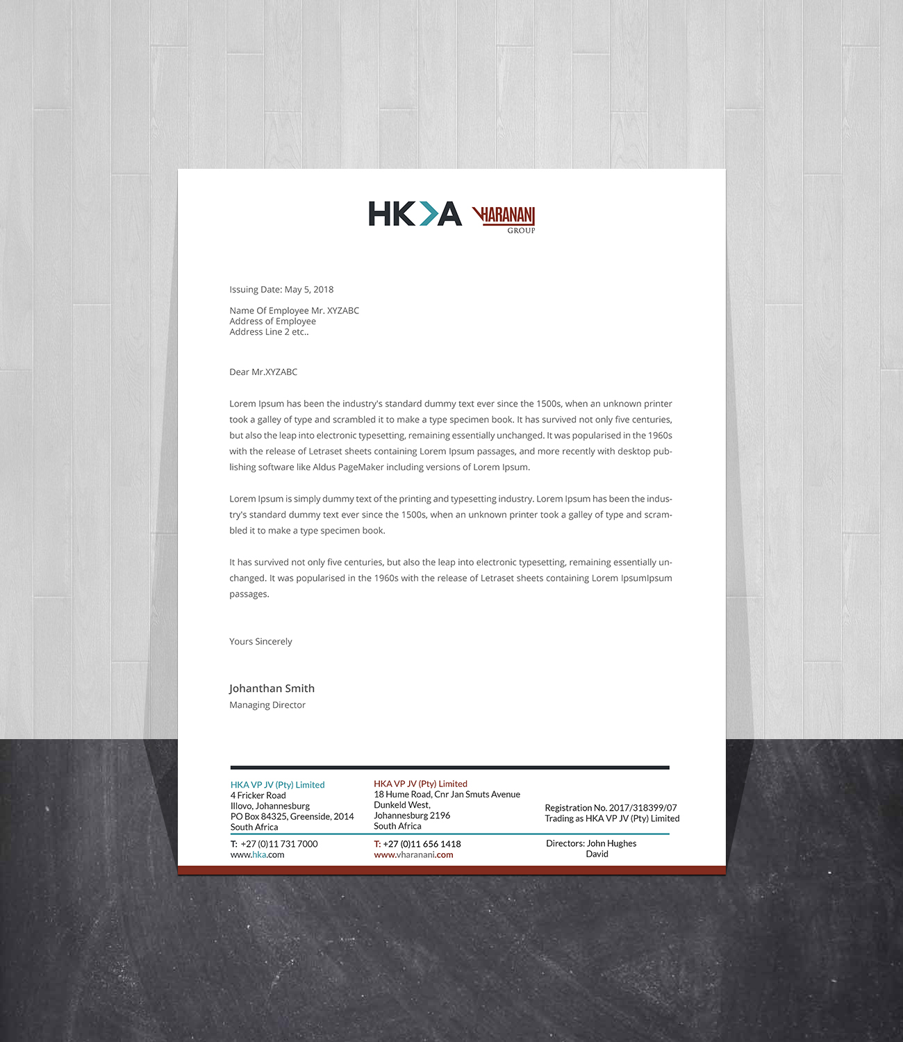 Letterhead Design by Creations Box 2015 for this project | Design #20072117
