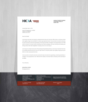 Letterhead Design by Creations Box 2015 for this project | Design: #20072119