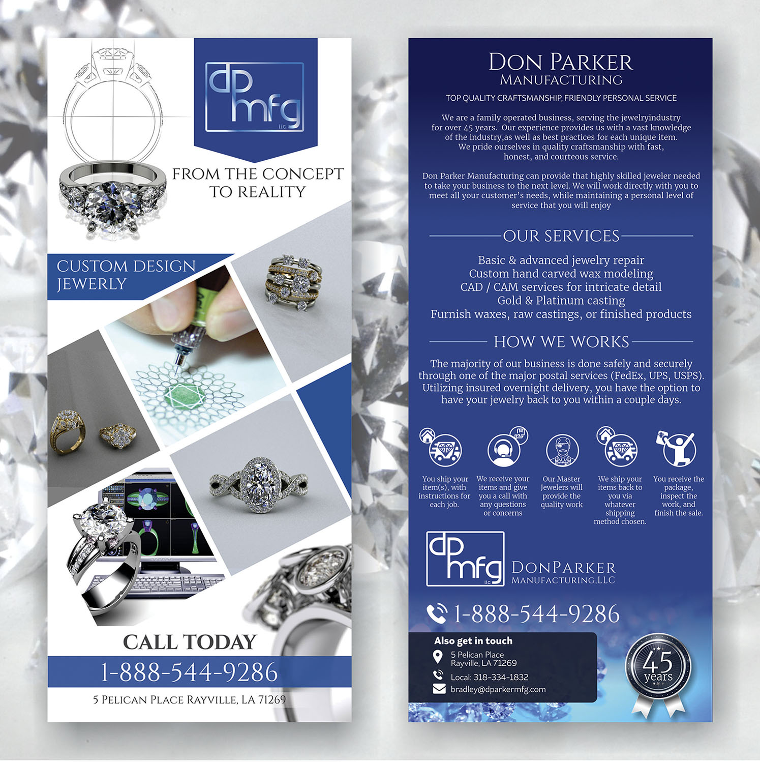 Flyer Design by angelcolmenares3 for DON PARKER MFG. LLC | Design #20056727