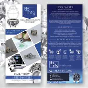 Design de Flyer par angelcolmenares3 pour DON PARKER MFG. LLC | Design : #20056727