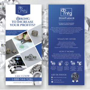 Design de Flyer par angelcolmenares3 pour DON PARKER MFG. LLC | Design : #20058033
