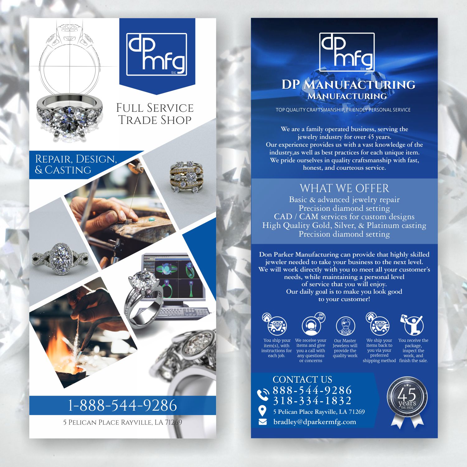 Flyer Design by angelcolmenares3 for DON PARKER MFG. LLC | Design #20073500