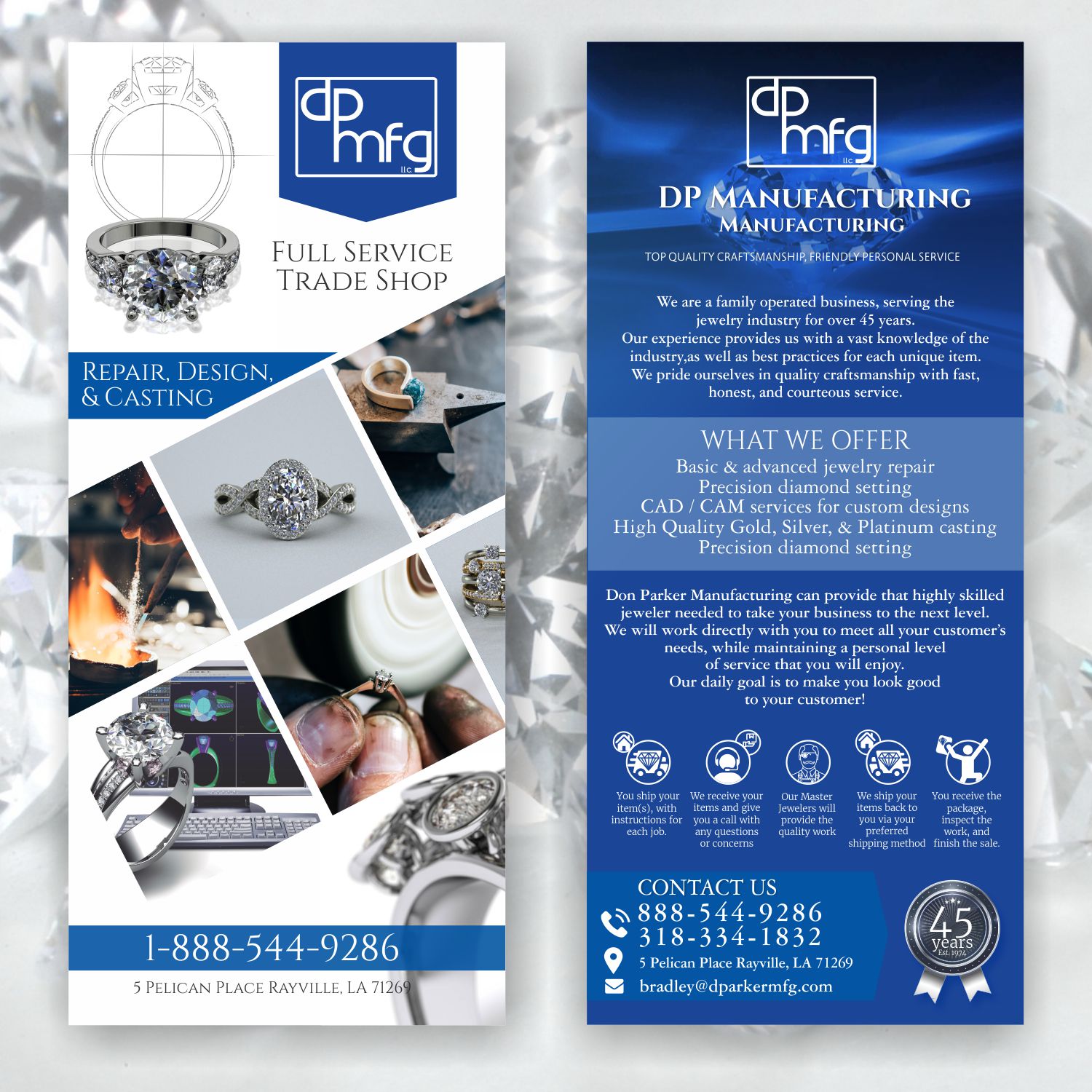 Flyer-Design von angelcolmenares3 für DON PARKER MFG. LLC | Design #20073505