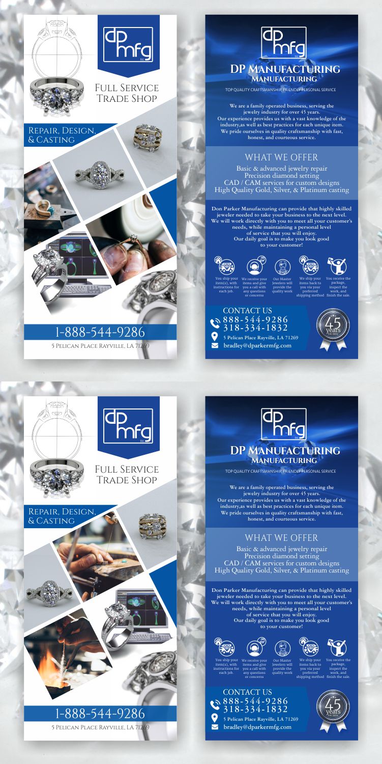 Flyer Design by angelcolmenares3 for DON PARKER MFG. LLC | Design #20073571