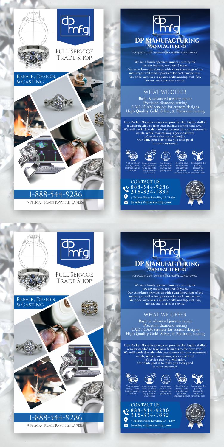 Flyer Design by angelcolmenares3 for DON PARKER MFG. LLC | Design #20073572