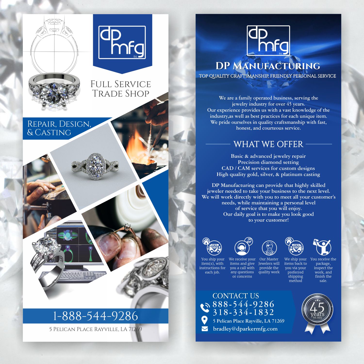 Flyer Design by angelcolmenares3 for DON PARKER MFG. LLC | Design #20074113