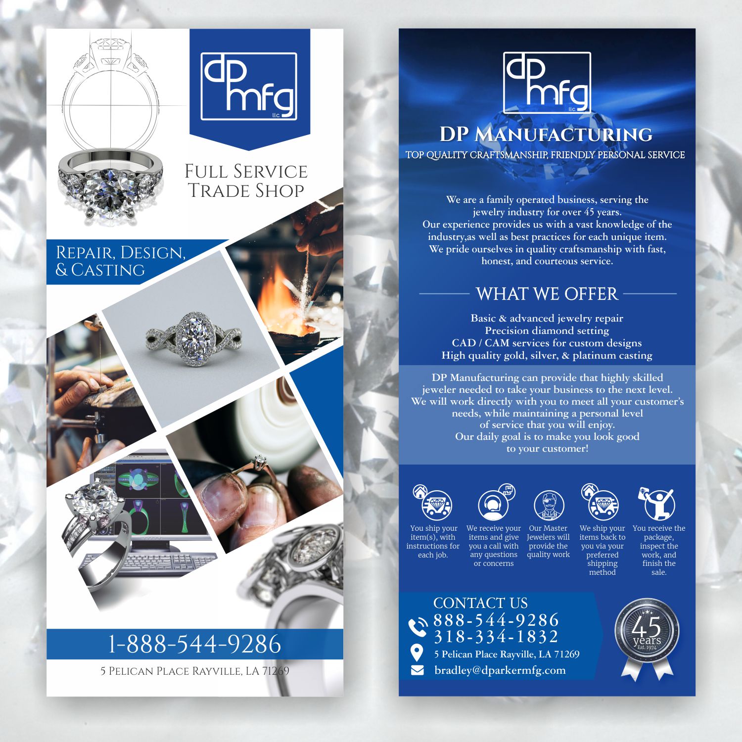 Flyer-Design von angelcolmenares3 für DON PARKER MFG. LLC | Design #20074115