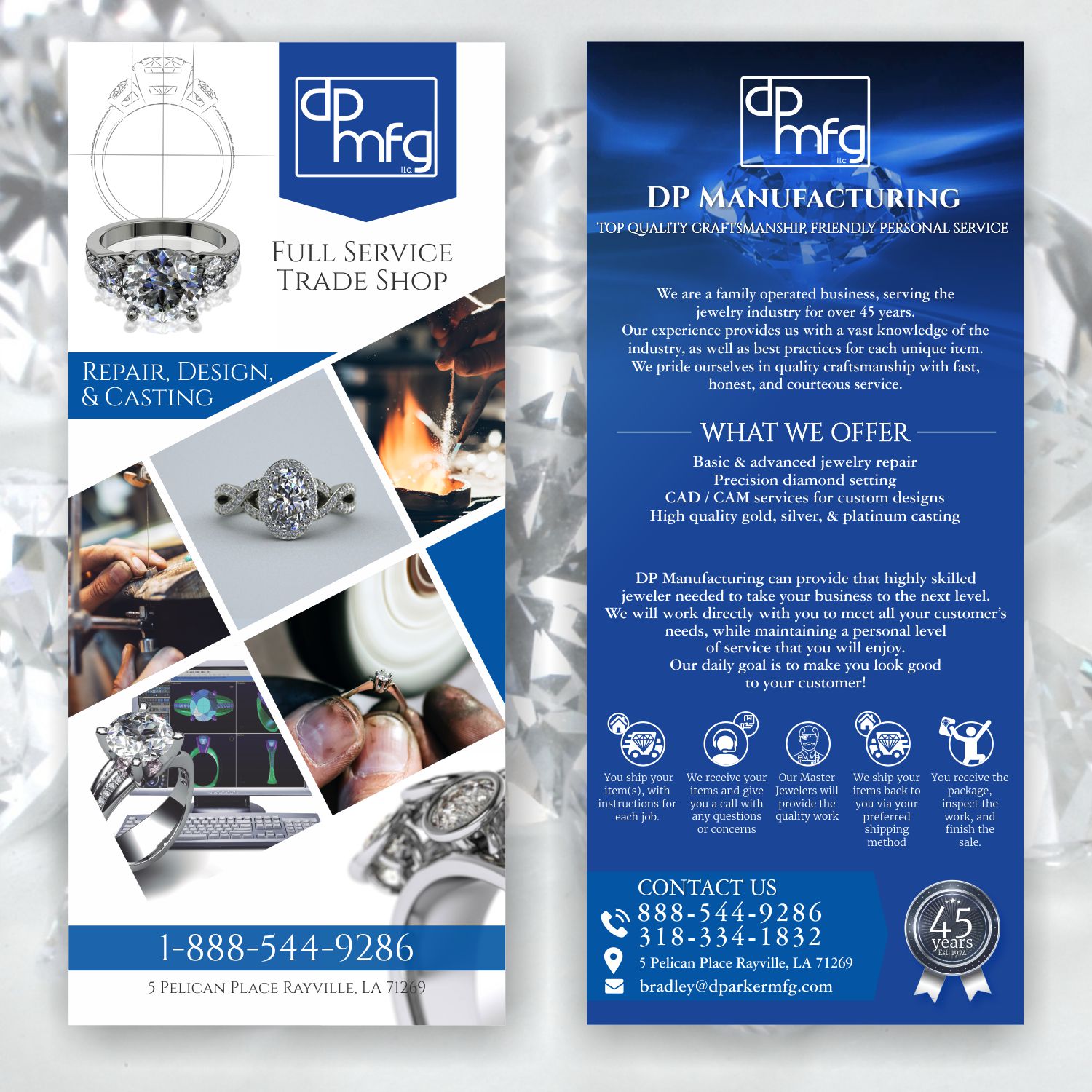 Flyer Design by angelcolmenares3 for DON PARKER MFG. LLC | Design #20081929
