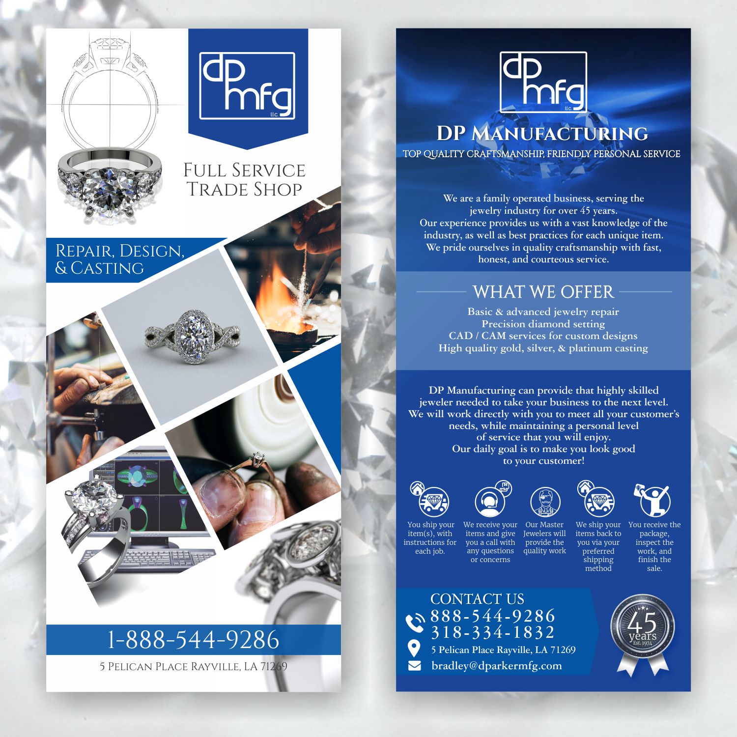 Flyer Design by angelcolmenares3 for DON PARKER MFG. LLC | Design #20081930