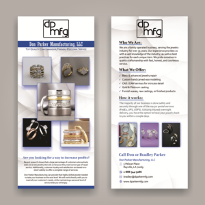 Jewelry Manufacturing & Repair business needs advertising mailout - 9x4 flyer  | Flyer Design by ecorokerz