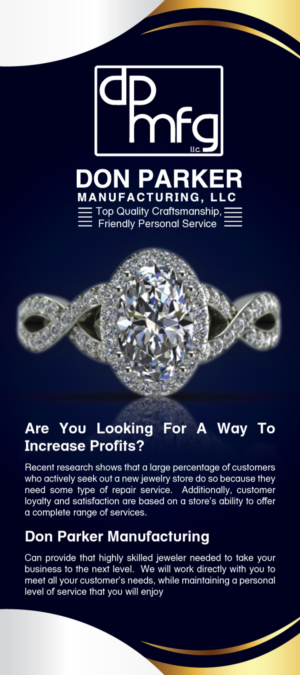 Diseño de Flyer por Prism Graphics para DON PARKER MFG. LLC | Diseño #20071148
