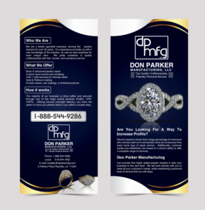 Design de Flyer par Fusionex Studio pour DON PARKER MFG. LLC | Design : #20071150