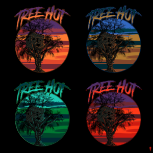 A tree house with an evilish eerie vibe