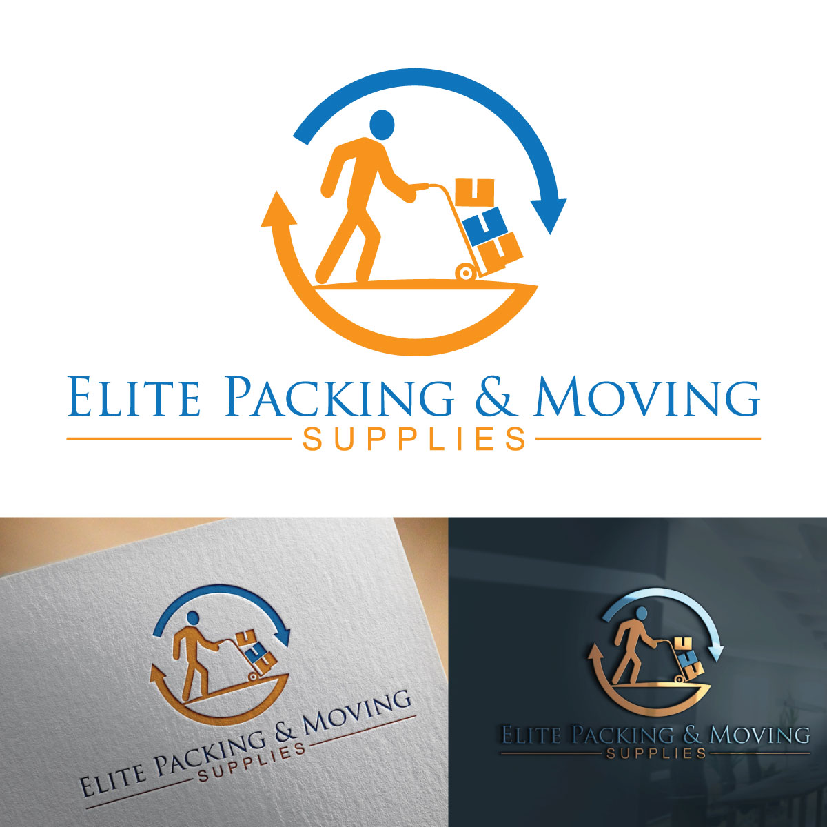 Logo Design by JAFRIN for Elite Packing & Moving Supplies | Design #20059185