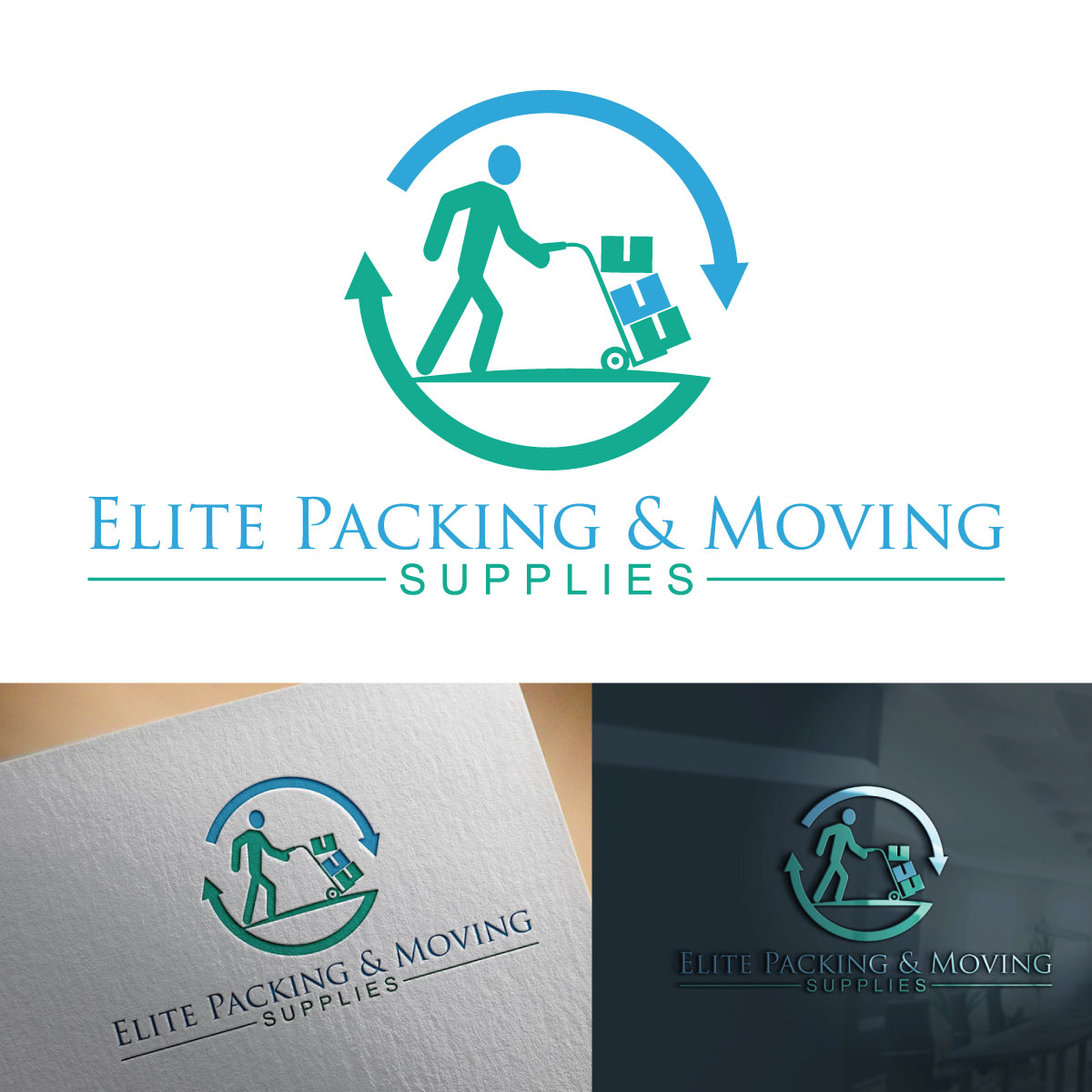 Logo-Design von JAFRIN für Elite Packing & Moving Supplies | Design #20059334