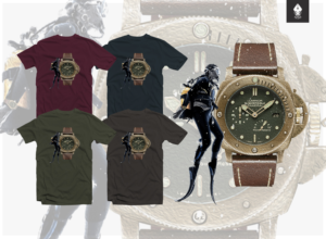 Design T-shirt for Panerai (italian watch manufacturer) | T-Shirt-Design von mngkw