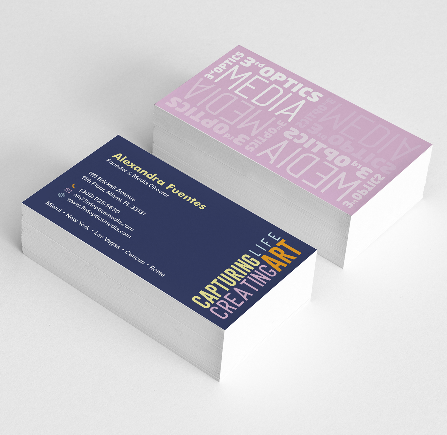 Business Card Design by Tilt for Precious Creative Co. | Design #20295500