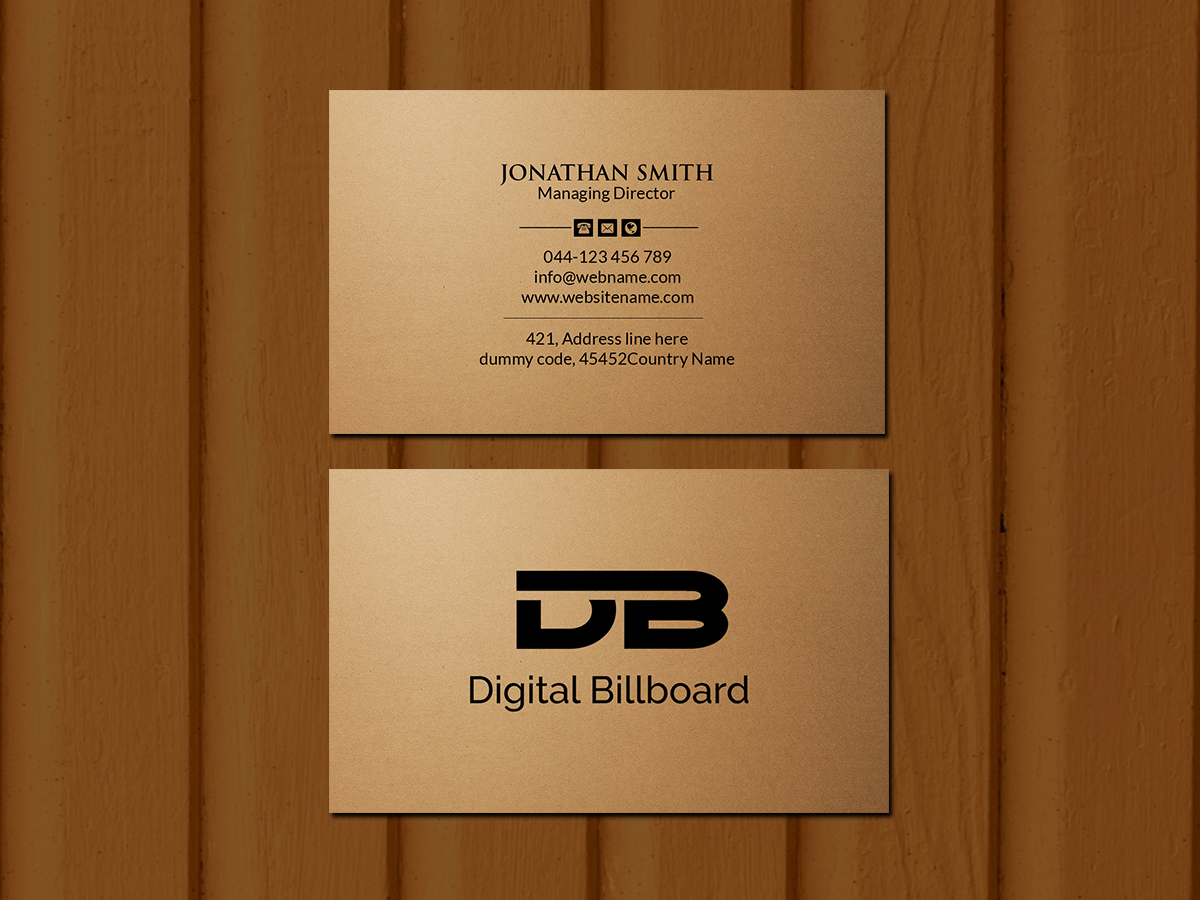 Business Card Design by Creations Box 2015 for this project | Design #20083626