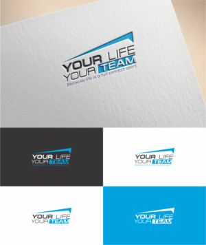 Your Life Your Team (maybe the tagline: Because life is a full contact sport) | Logo Design by MKR