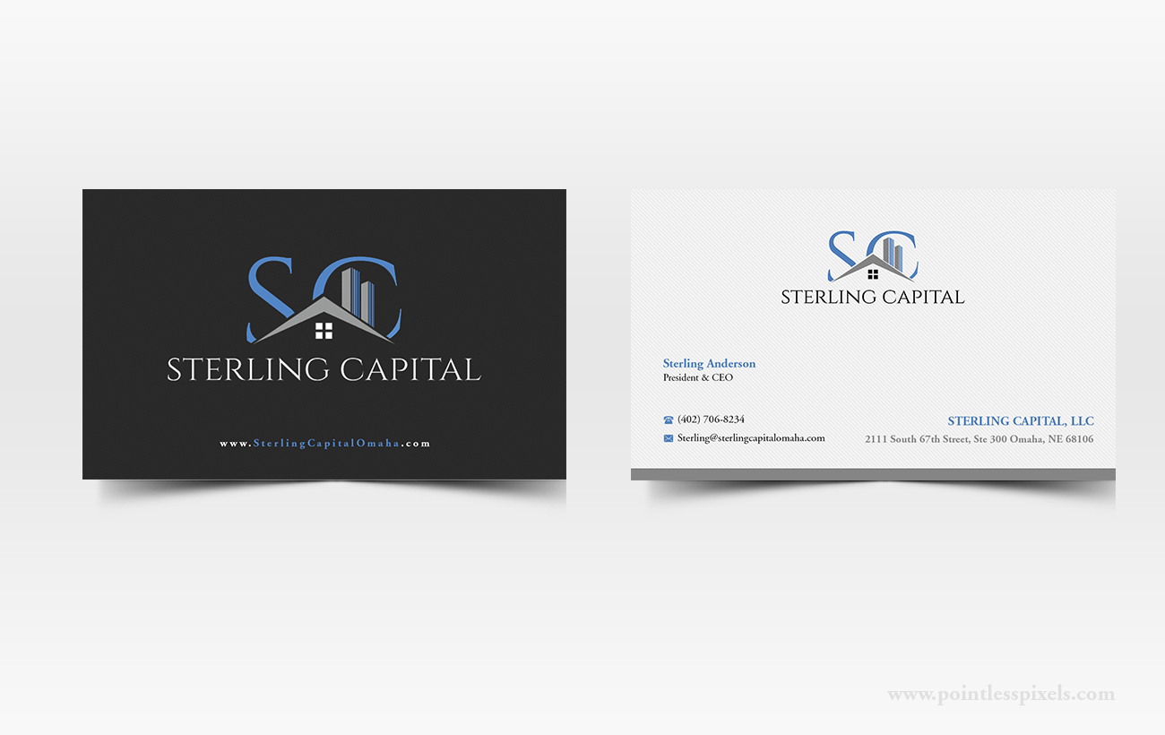 Design de Carte de Visite par Pointless Pixels India pour Overbrook Properties, LLC | Design #20069030