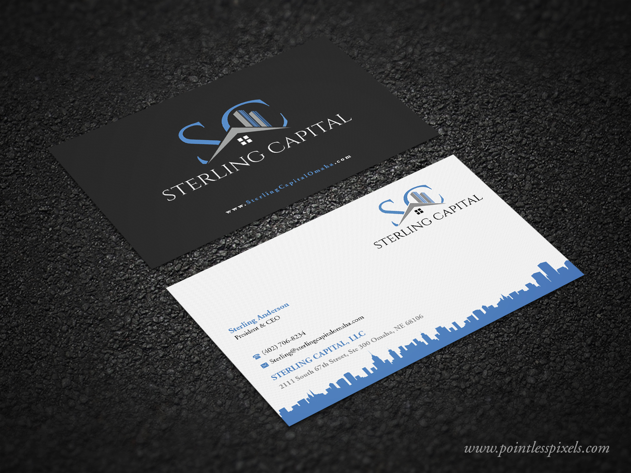 Business Card Design by Pointless Pixels India for Overbrook Properties, LLC | Design #20070705
