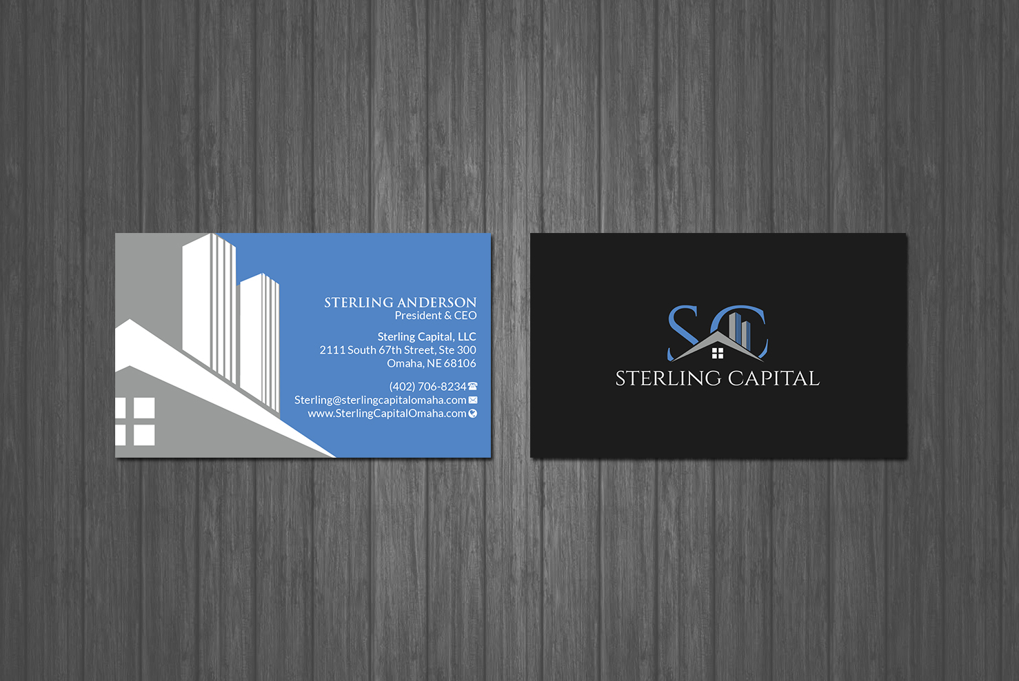 Business Card Design by Creations Box 2015 for Overbrook Properties, LLC | Design #20069845