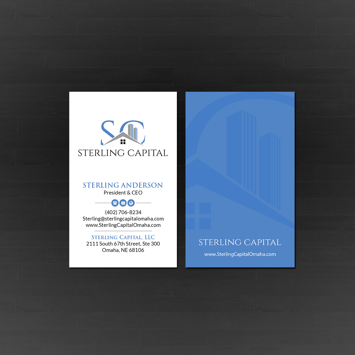 Business Card Design by Creations Box 2015 for Overbrook Properties, LLC | Design #20069854