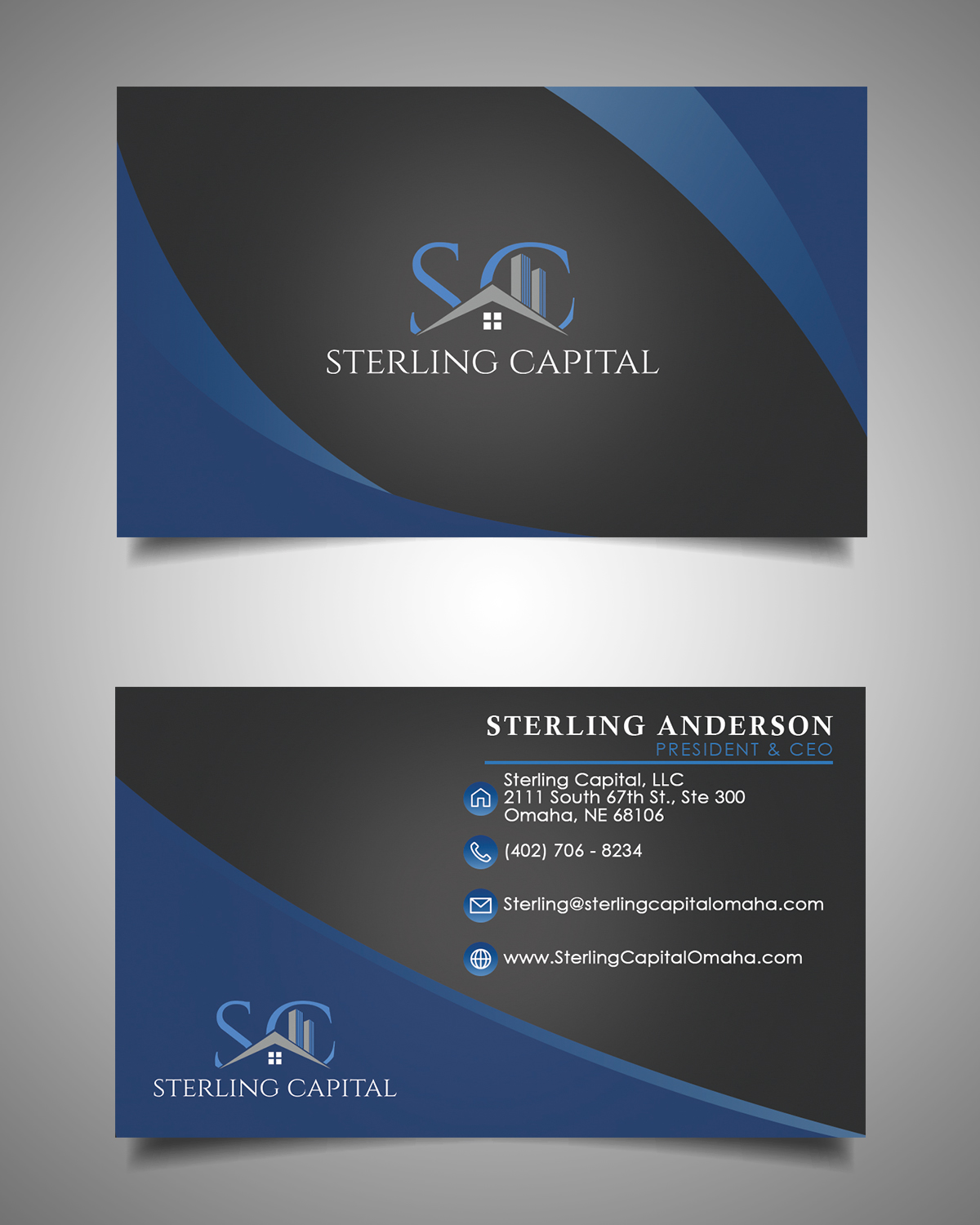 Business Card Design by RiatsaLa_PiLAY for Overbrook Properties, LLC | Design #20073365