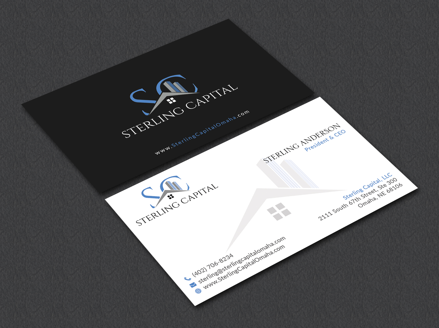 Design de Carte de Visite par Bold Pixels pour Overbrook Properties, LLC | Design #20061877